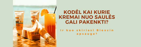 Kodėl kai kurie kremai nuo saulės gali pakenkti – ir kuo skiriasi Bioxcin apsauga? - Plaukui.lt