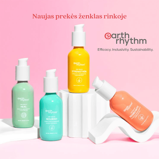 Naujas prekės ženklas - Earth Rhythm - Plaukui.lt
