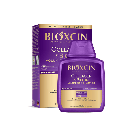 BIOXCIN COLLAGEN & BIOTIN apimties suteikiantis plaukų šampūnas, 300 ml - Plaukui.lt