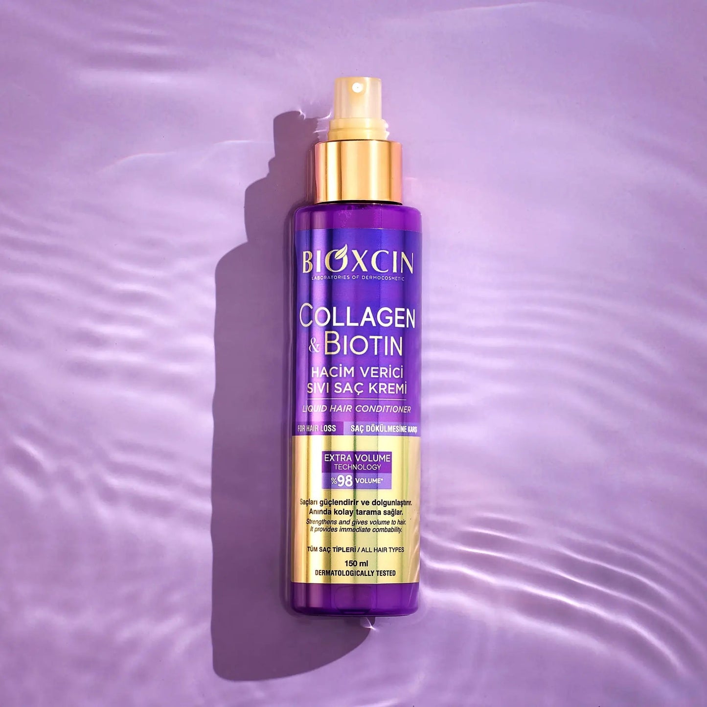 BIOXCIN COLLAGEN & BIOTIN apimties suteikiantis purškiamas plaukų kondicionierius, 150 ml - Plaukui.lt