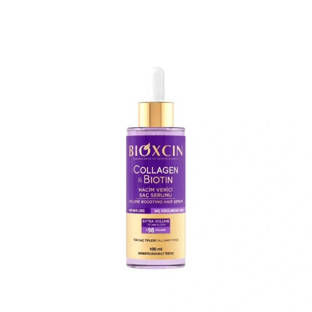 BIOXCIN COLLAGEN & BIOTIN apimties suteikiantis serumas nuo plaukų slinkimo, 100 ml - Plaukui.lt