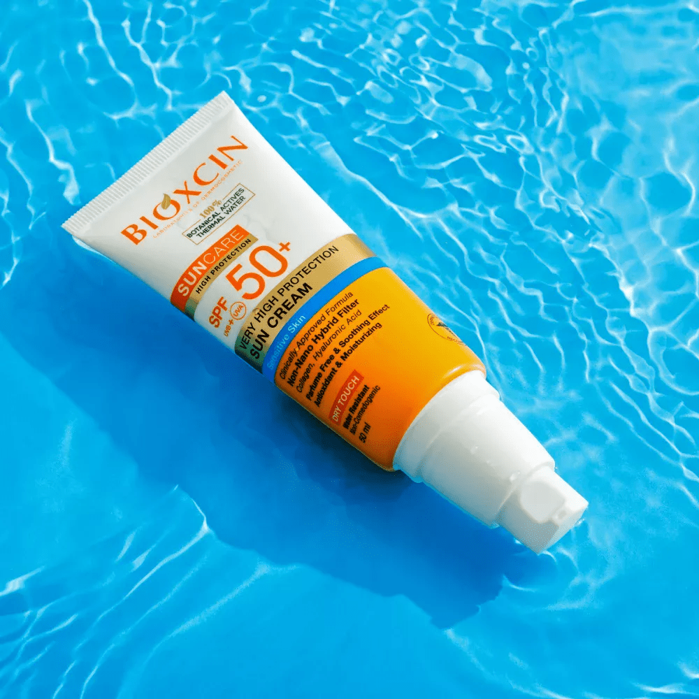 BIOXCIN SUNCARE apsauginis veido ir kūno kremas nuo saulės jautriai odai SPF 50+, 50 ml - Plaukui.lt