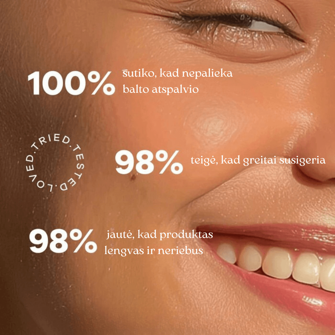 Earth Rhythm apsauginis fluidas veidui nuo saulės SPF 50, 50 ml - Plaukui.lt