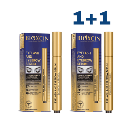 1+1 BIOXCIN blakstienų ir antakių augimą skatinantis serumas, 3 ml - Plaukui.lt