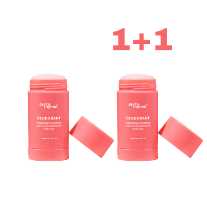 1+1 Earth Rhythm dezodorantas su alijošiumi, cinku ir vitaminu E, 30 g - Plaukui.lt