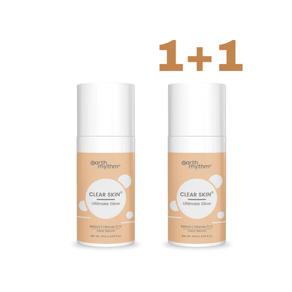 1+1 Earth Rhythm spindesio suteikiantis veido serumas su vitaminu C ir hialurono rūgštimi 30 ml - Plaukui.lt