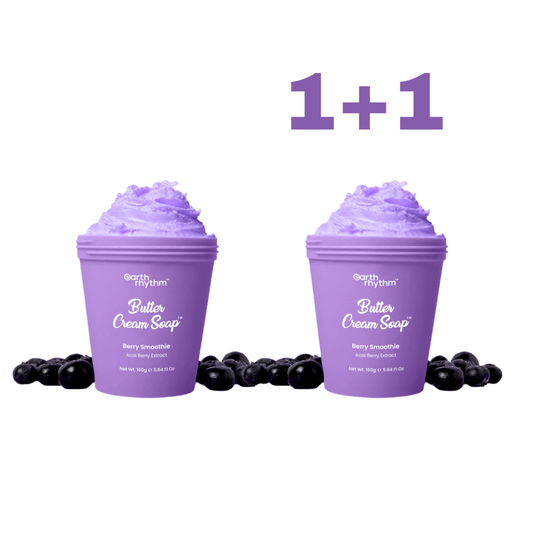 1+1 Earth Rhythm uogų kvapo kreminis - sviestinis kūno muilas, 160 g - Plaukui.lt