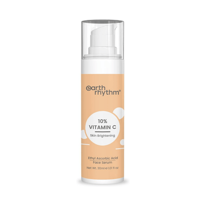 Earth Rhythm spindesio suteikiantis veido serumas su vitaminu C, bio-retinoliu, salicilo ir hialurono rūgštimis ULTIMATE GLOW, 30 ml