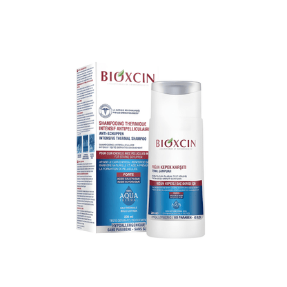 BIOXCIN AQUA THERMAL DS šampūnas nuo intensyvaus pleiskanojimo, 200 ml - Plaukui.lt