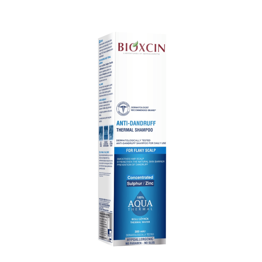 BIOXCIN AQUA THERMAL šampūnas nuo pleiskanų, 300 ml - Plaukui.lt