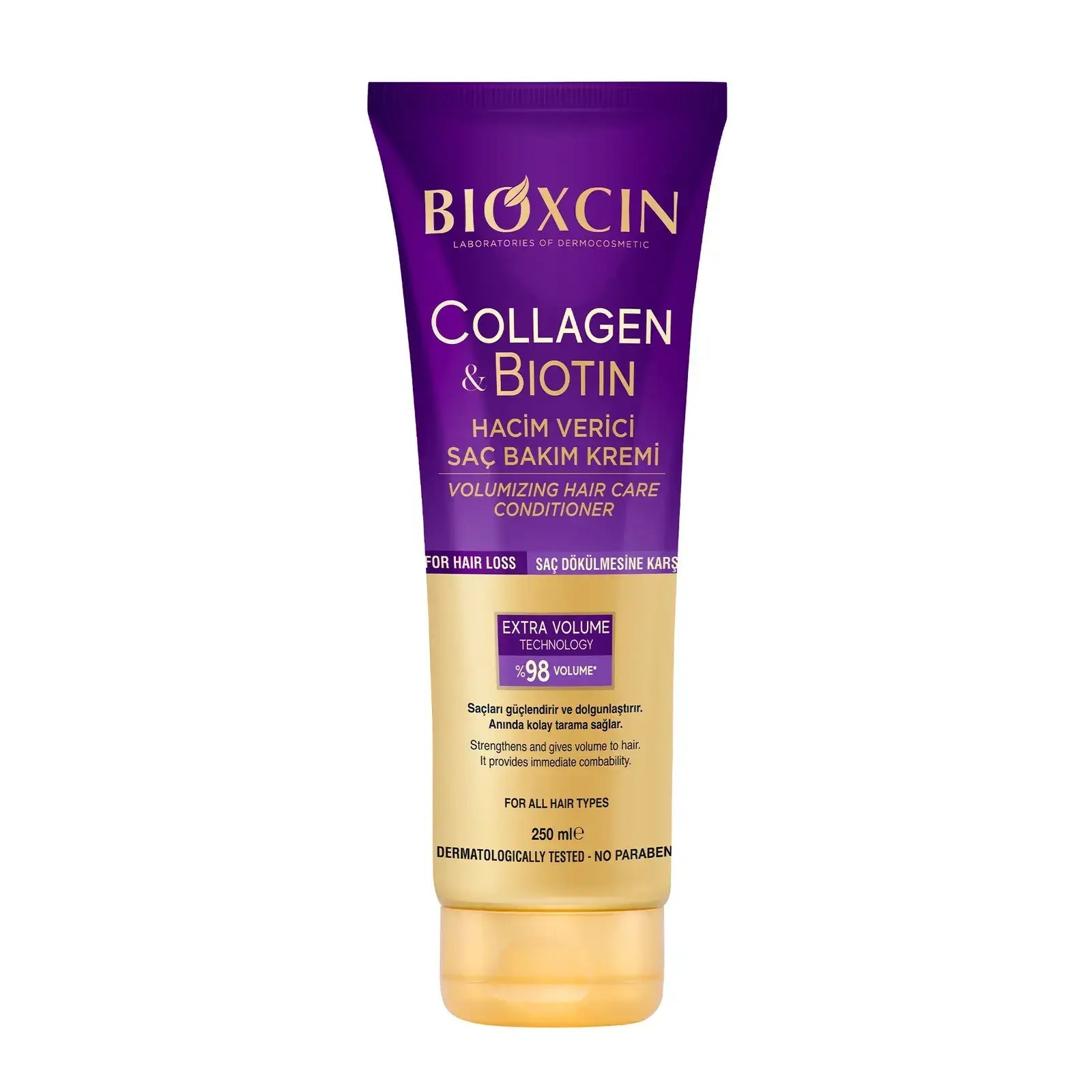 BIOXCIN COLLAGEN & BIOTIN apimties suteikiantis plaukų kondicionierius, 250 ml - Plaukui.lt