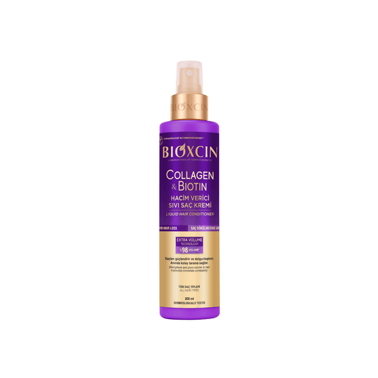 BIOXCIN COLLAGEN & BIOTIN apimties suteikiantis purškiamas plaukų kondicionierius, 200 ml - Plaukui.lt