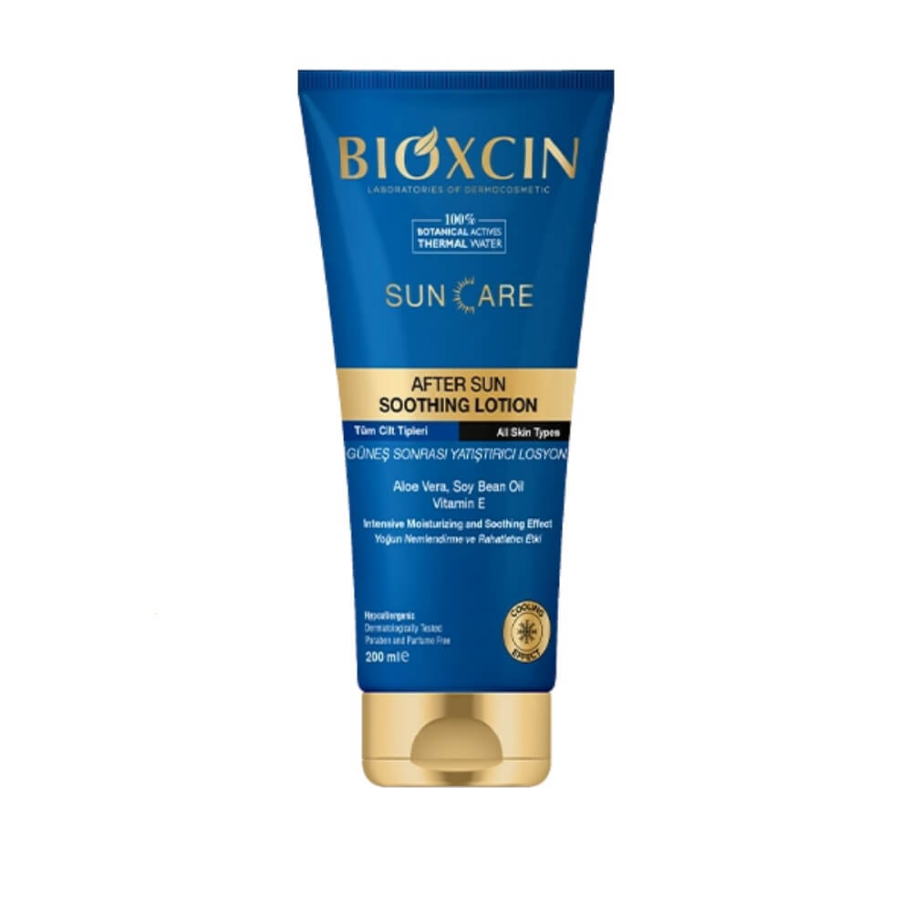 BIOXCIN SUNCARE raminantis losjonas po deginimosi su alijošium ir vitaminu E, 200 ml - Plaukui.lt