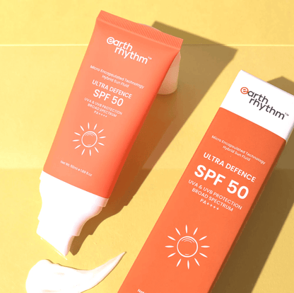 Earth Rhythm apsauginis fluidas veidui nuo saulės SPF 50, 50 ml - Plaukui.lt
