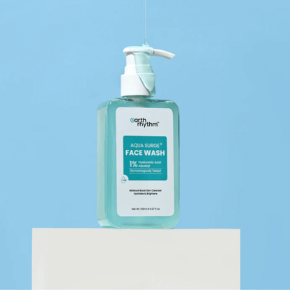 Earth Rhythm drėkinamasis veido prausiklis su hialurono rūgštim, AQUA SURGE 150 ml - Plaukui.lt