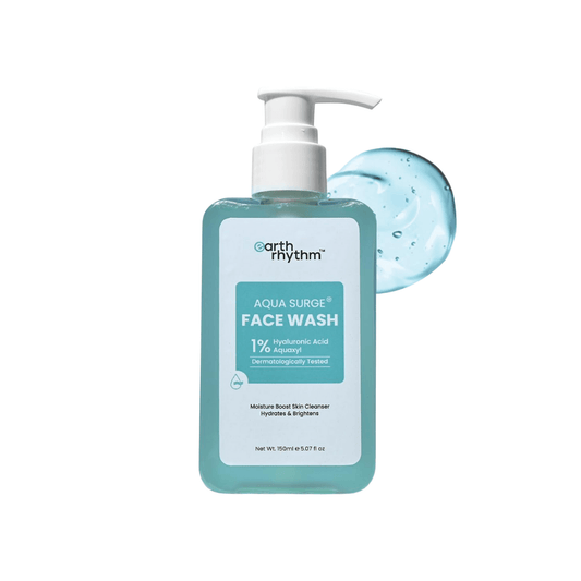 Earth Rhythm drėkinamasis veido prausiklis su hialurono rūgštim, AQUA SURGE 150 ml - Plaukui.lt