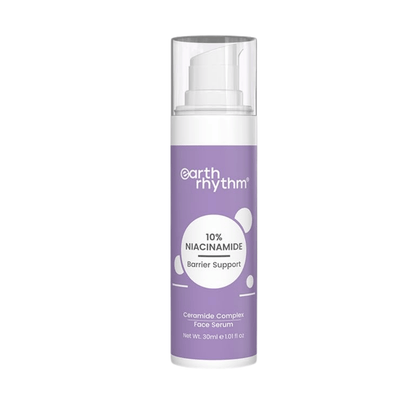 Earth Rhythm niacinamido veido serumas su keramidais ir hialurono rūgštimi, 30 ml - Plaukui.lt