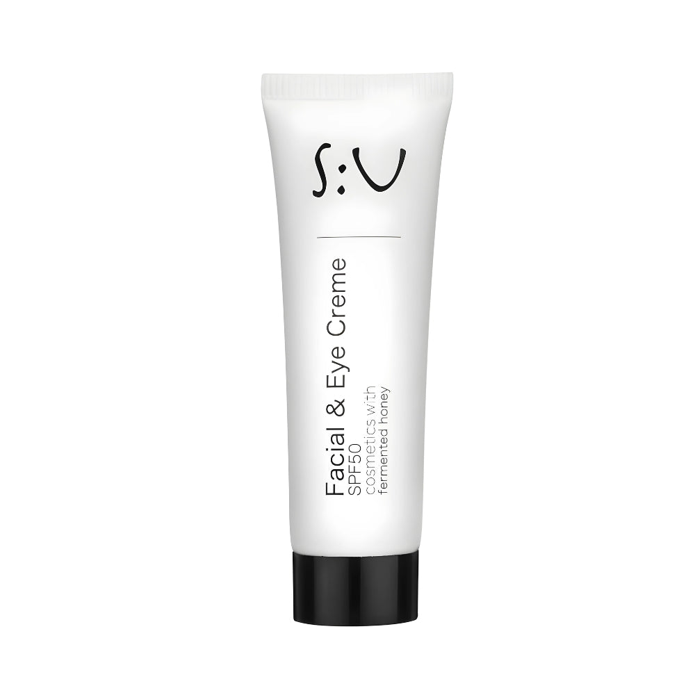 S:U Veido ir akių srities kremas SPF 50 su fermentuotu medumi, 50ml - Plaukui.lt