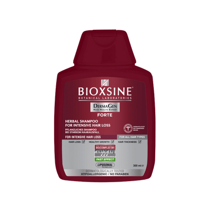 Šampūnas nuo intensyvaus plaukų slinkimo Forte 300 ml Bioxsine - Plaukui.lt